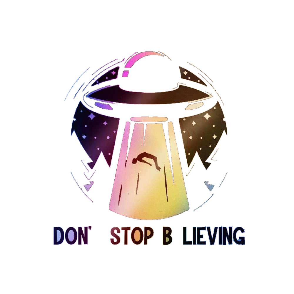 Don't stop believing Holographic Stickers